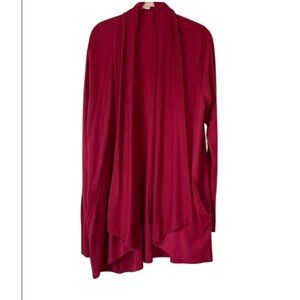 Athleta Pranayama Wrap Cardigan Wine Sz Large